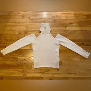 Jil Sander Cream Wool Sweater Size 34